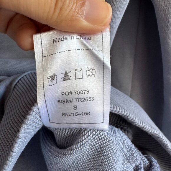 Modern Citizen Sweatshirt in Grayish Blue Size Small - Picture 6 of 8